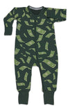 Money, Green Baby Pajamas: 3-6 Months
