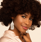 Lexie Solid Beaded Fringe Earrings Silver Wholesale