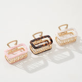 Harlow Core Rectangle Metal Claw Clip - Medium/Large