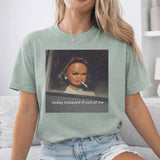 Funny Messy Hair Doll Graphic Tee, Funny Graphic Shirt