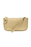 Quilted Mini Crossbody Wristlet Clutch