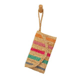 Reese jute clutch wristlet