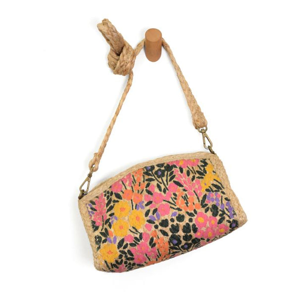 Mae Jute Crossbody Bag