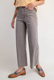 Pokadots Printed Washed Twill Stretch Pants