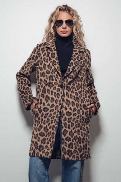 Leopard Statement Coat