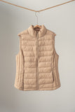 Lightweight Quilted Vest - Cozy Layering Piece- 5 Colors
