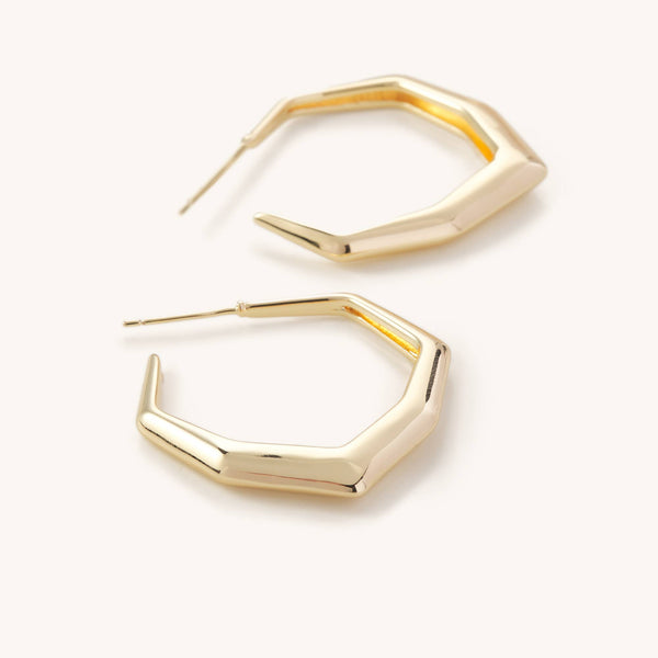Wren Gold Hoops
