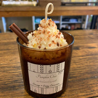 Mini latte candles