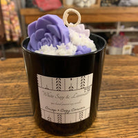 Mini latte candles
