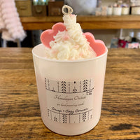 Mini latte candles
