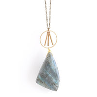 Mac Necklace - Labradorite