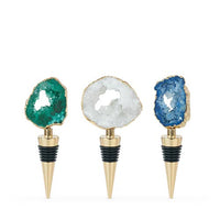 Gilded Assorted Geode Stoppers by Blush®