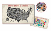 Scratch-Off USA Map
