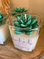 Succulent Tumbler Jar Candle