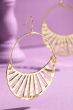 Crescent Filigree Earrings