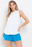 Solid Soft Touch Sleeveless Top (multiple colors)
