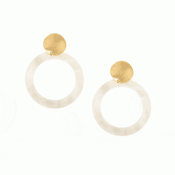 Natural Resin Post Hoop