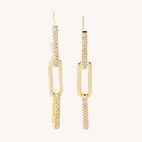 Eliza Link Drop Earrings
