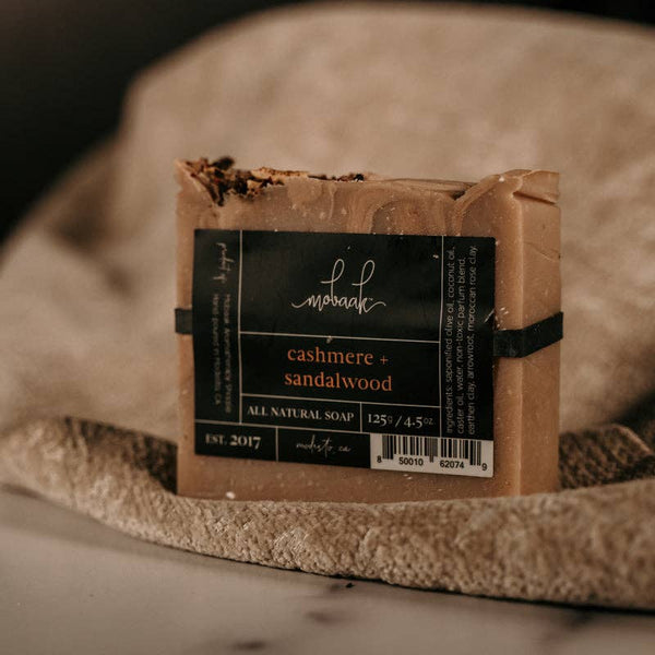 Cashmere + Sandalwood • All Natural Soap