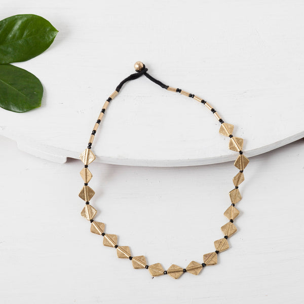 Diamond Disc Necklace