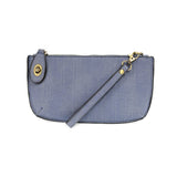 Mini wristlet clutch- faux linen