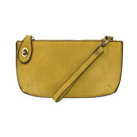 Mini wristlet clutch- faux linen
