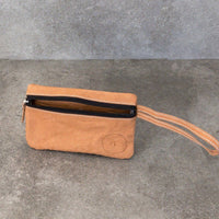 Clutch or purse - Hemlock- natural colored washable paper