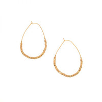 Teardrop Hoop Earring