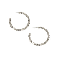 Nugget Hoop Post Earring