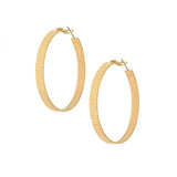 Textured Hoop Earring