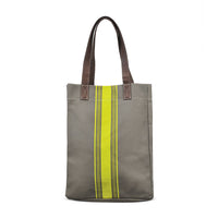 Market Tote, Mod Stripe Lime/ Ash