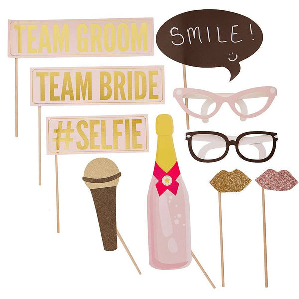 Wedding Team Photo Booth Props