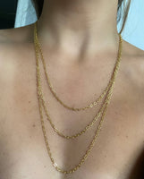 Chainlink Waterfall Necklace - BP036