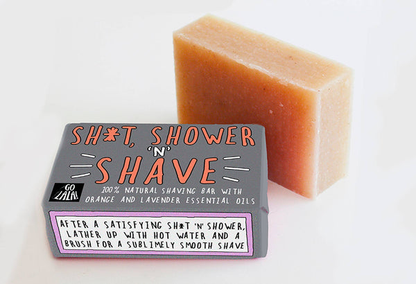 Sh*t, Shower and Shave - Shave bar Funny Rude Novelty Gift