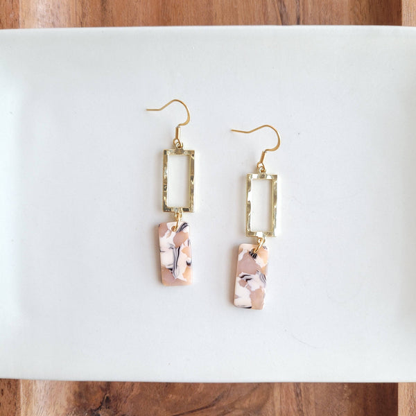 Raya Earrings - Sandstone