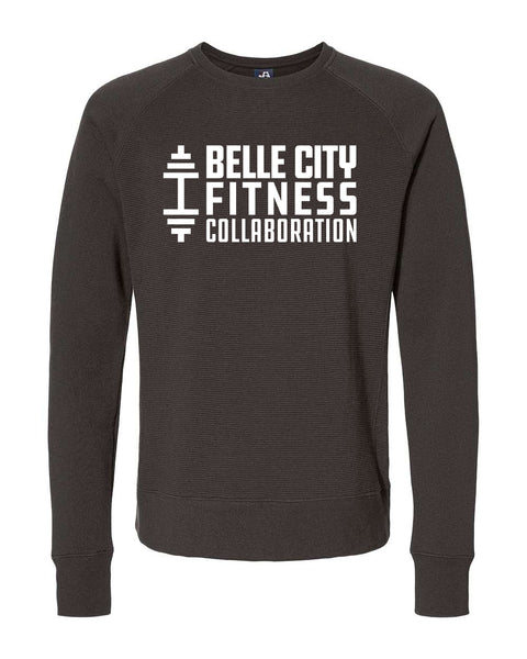 Belle City Ripple Front Raglan sleeve sweatshirt