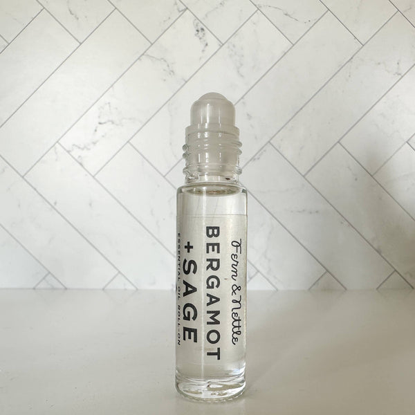 Bergamot+Sage Essential Oil Roll-On