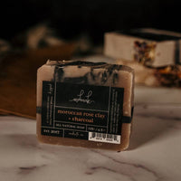 Moroccan Rose Clay + Charcoal • All Natural Soap