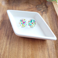 Sophie Studs - Confetti / Glitter Sparkle Sequin Earrings