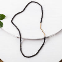 Beaded Ceramic & Brass Necklace - BBN032