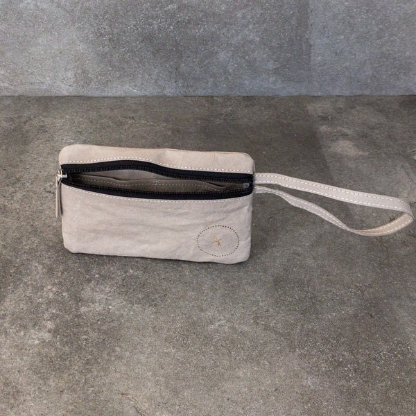 Clutch or purse - Hemlock- natural colored washable paper