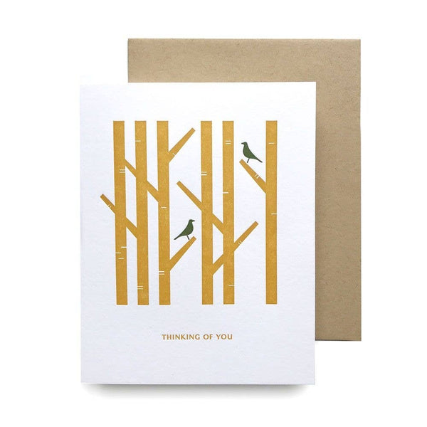 Thinking Of You Letterpress Card