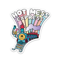 Hot Mess Express Sticker