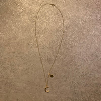 Moon + Stars necklace