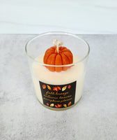 Pumpkin soufflé candle